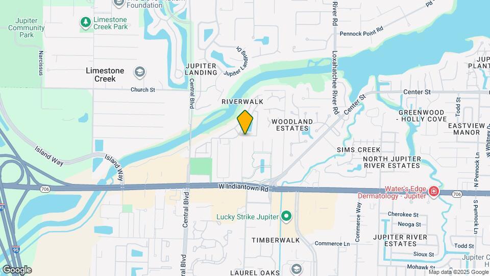6262 Riverwalk Ln Mapa y Detalles de la Ubicación