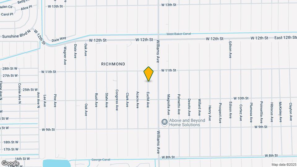 1012 Euclid Ave Map and Location Details