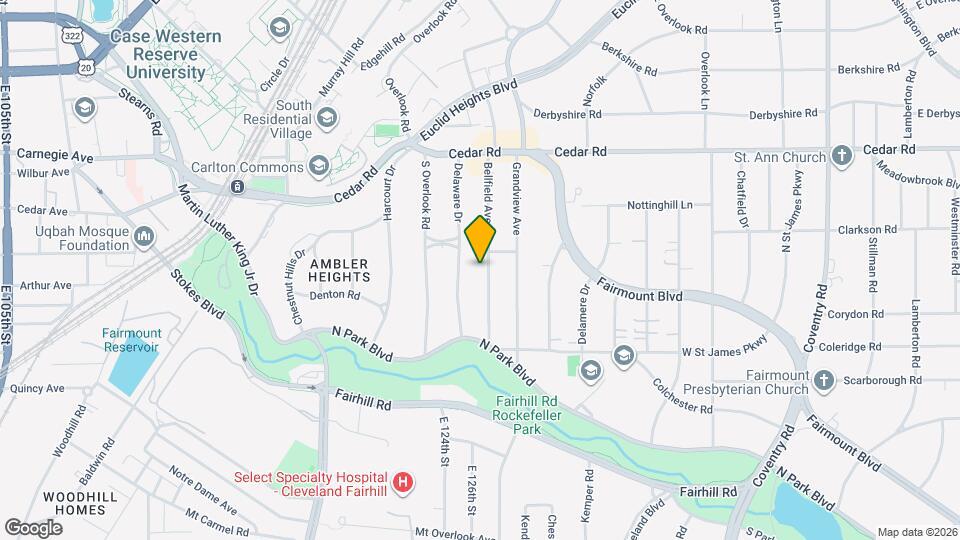 2280 Bellfield Ave Map and Location Details
