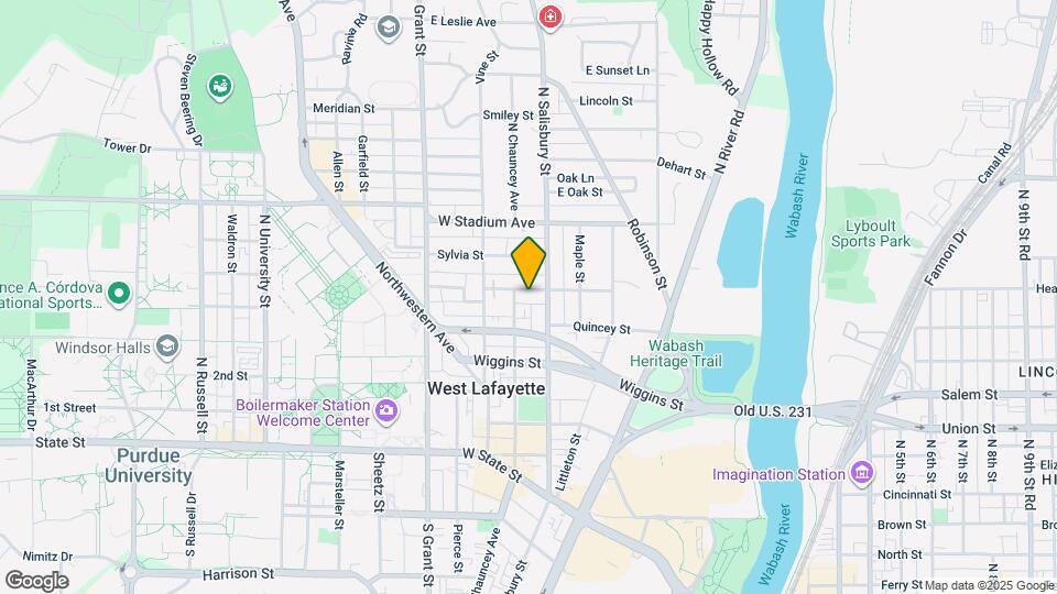115 W Lutz Ave Map and Location Details
