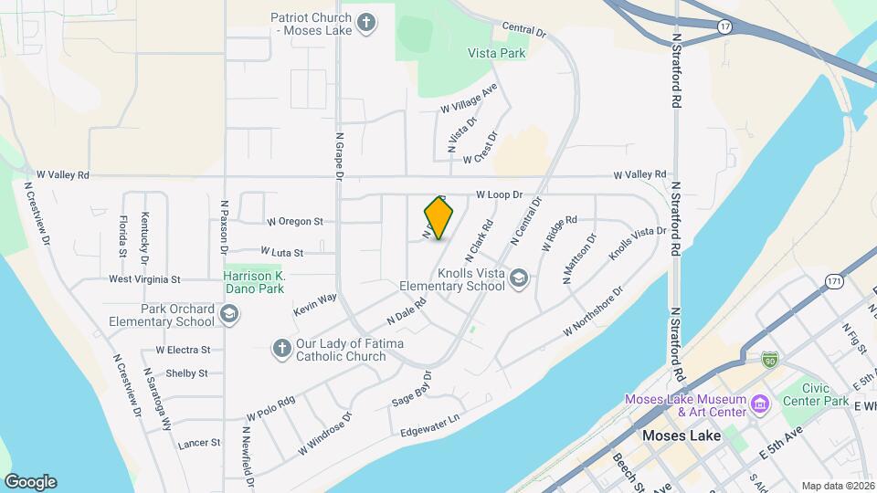 456 N Dale Rd Map and Location Details