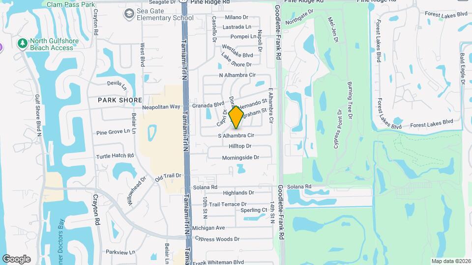 1171 S Alhambra Cir Map and Location Details