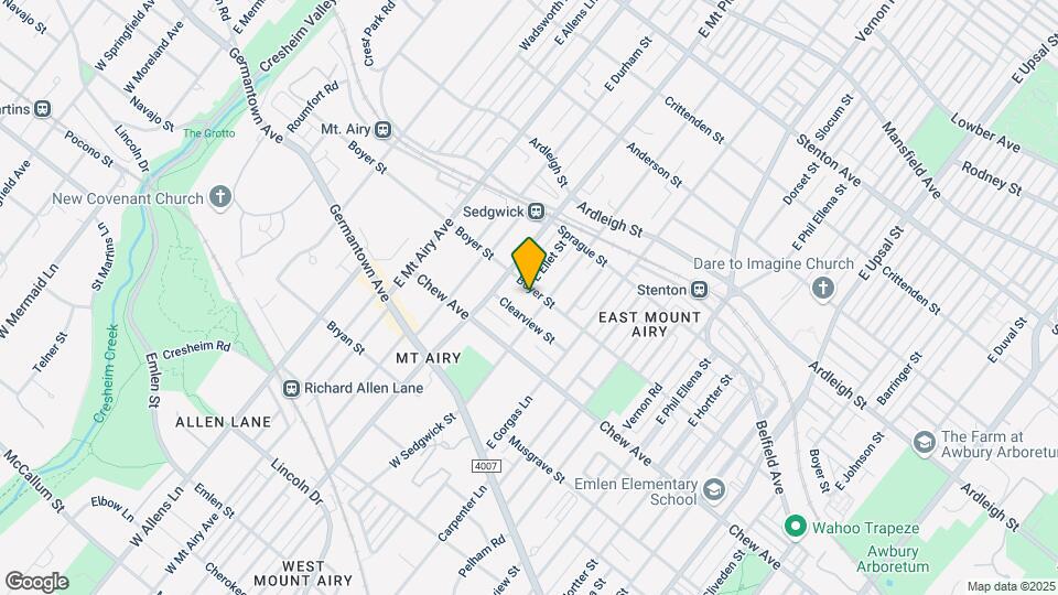 7006 Boyer St, Unit 1st Floor Map and Location Details