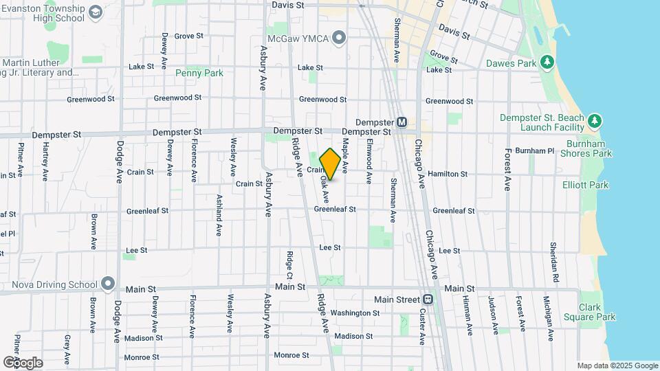 1131 Oak Ave Map and Location Details