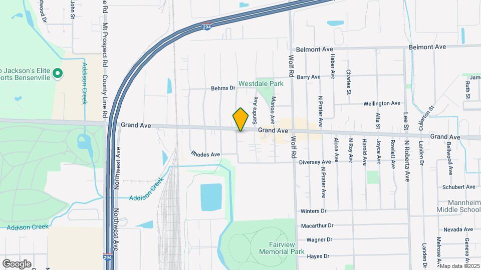 225 W Grand Ave Map and Location Details