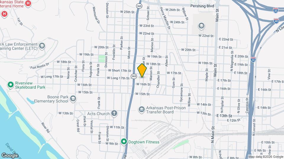 1619 Schaer St Map and Location Details