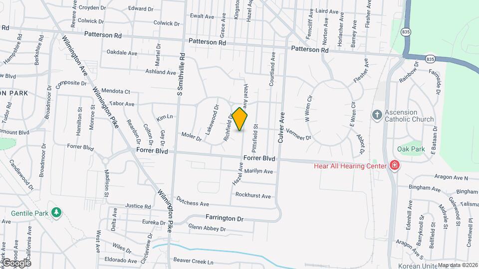 2105 Hazel Ave Map and Location Details