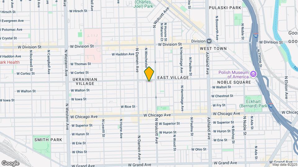 949 N Winchester Ave Mapa y Detalles de la Ubicación