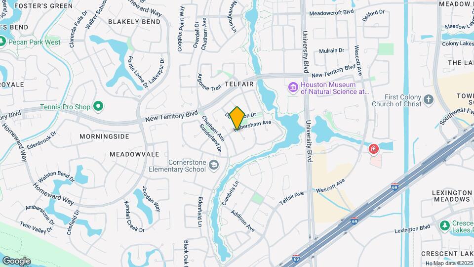 1606 Locksley Ln Map and Location Details
