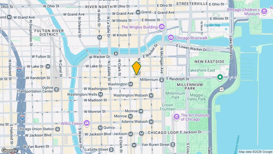 9 W Randolph St Map and Location Details