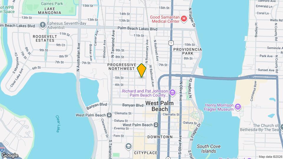 610 5th St Map and Location Details