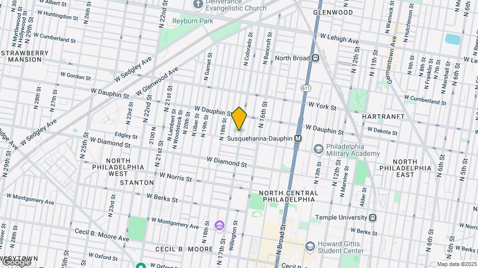 2210 N 17th St Map and Location Details
