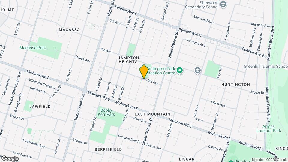 808 10th Ave, Unit Bsmt Map and Location Details