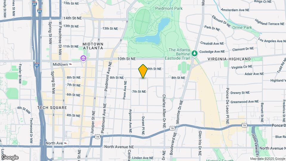 347 8th St NE Mapa y Detalles de la Ubicación