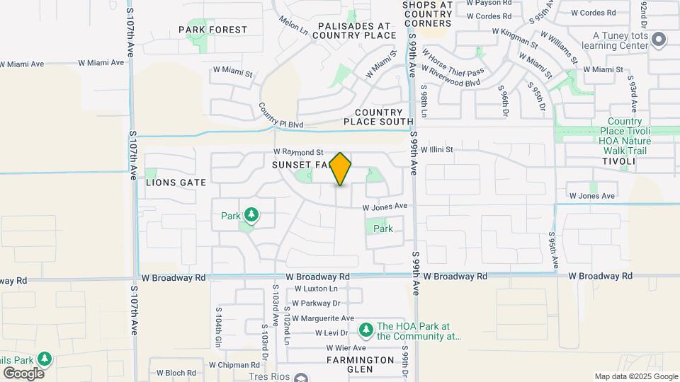 3827 S 101st Dr Map and Location Details