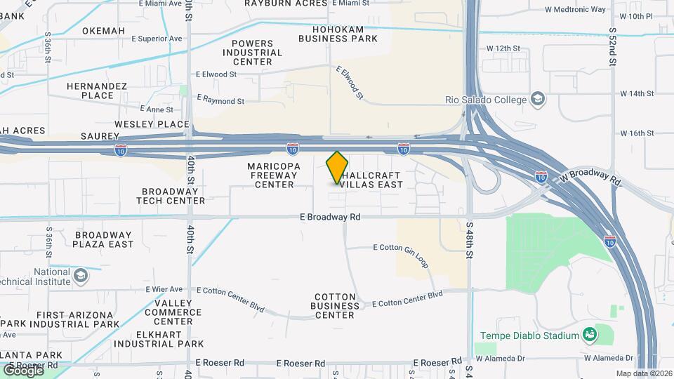 4420 E Wood St Map and Location Details