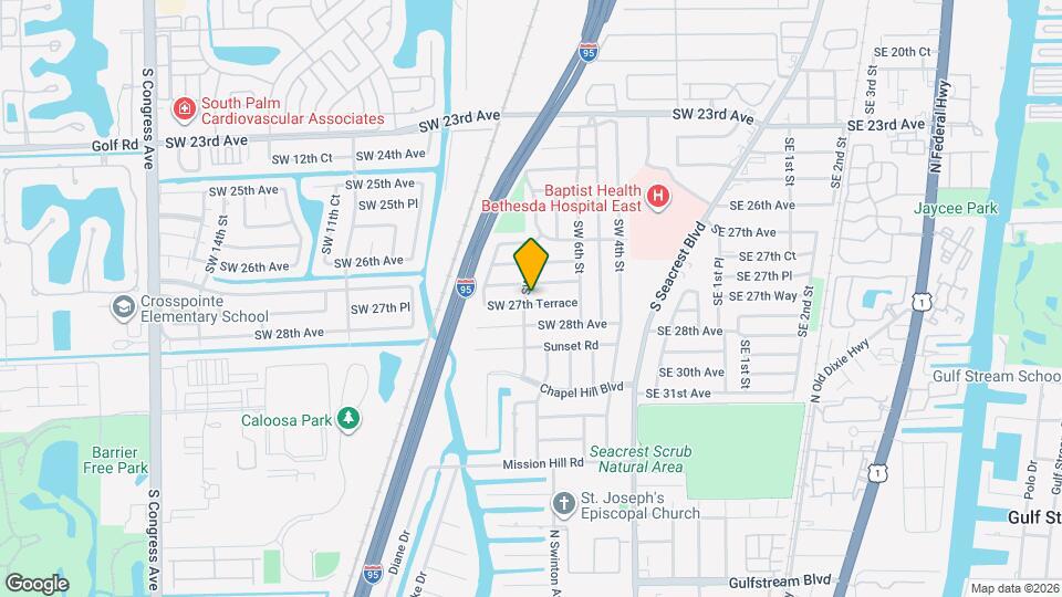 2866 SW 8th St Map and Location Details