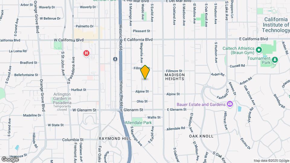 866 Magnolia Ave Map and Location Details