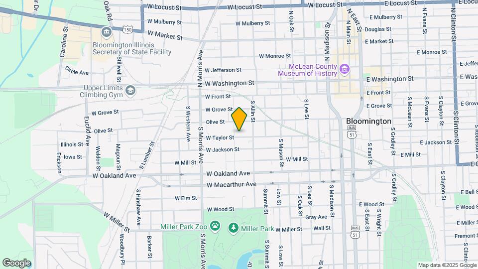 909 W Taylor St Map and Location Details