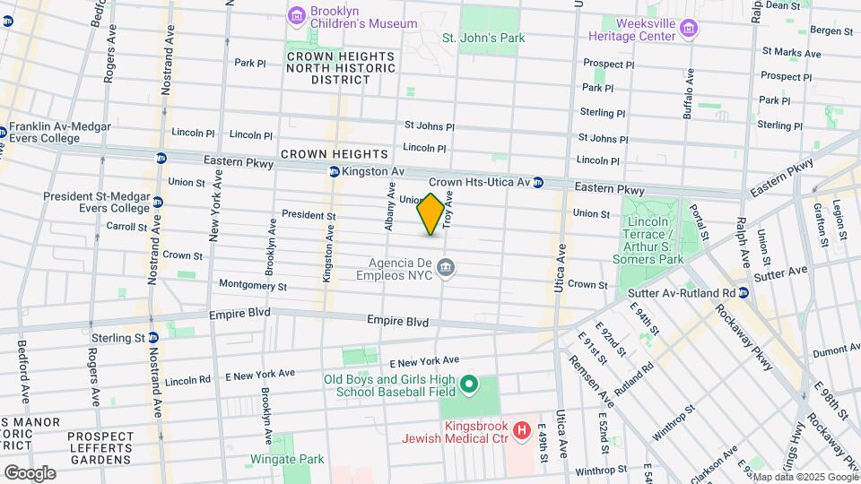 1497 Carroll St Map and Location Details