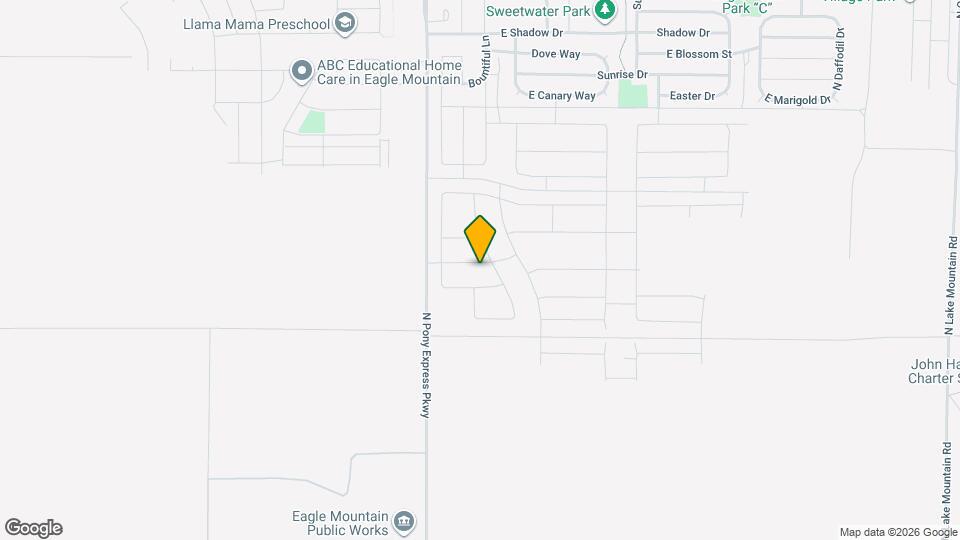 1612 Cottontail Dr Map and Location Details