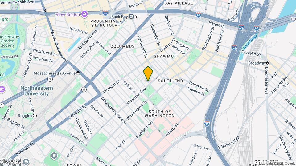 407 Shawmut Ave, Unit 1 Mapa y Detalles de la Ubicación