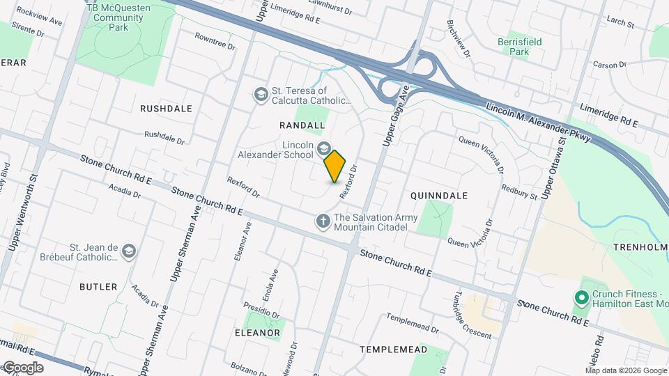 216 Ravenbury Dr Map and Location Details