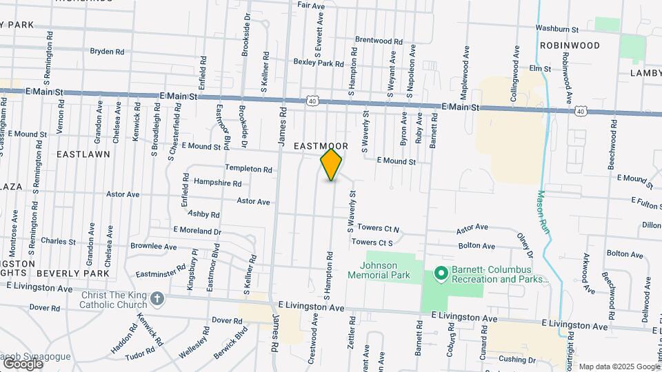 929 S Hampton Rd Map and Location Details