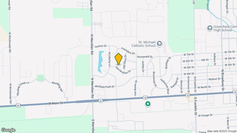 413 Founders Dr Map and Location Details