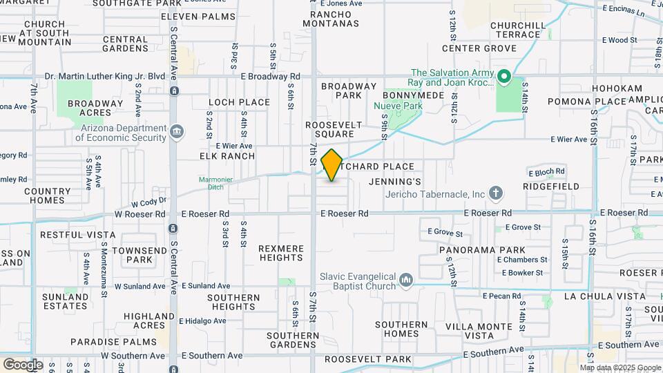 717 E Mobile Ln Mapa y Detalles de la Ubicación