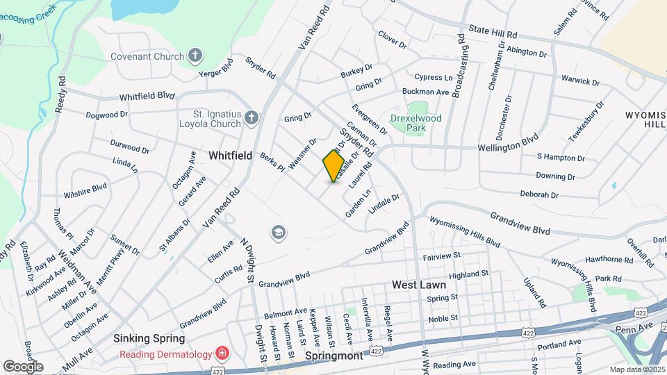 2406 Lasalle Dr Map and Location Details