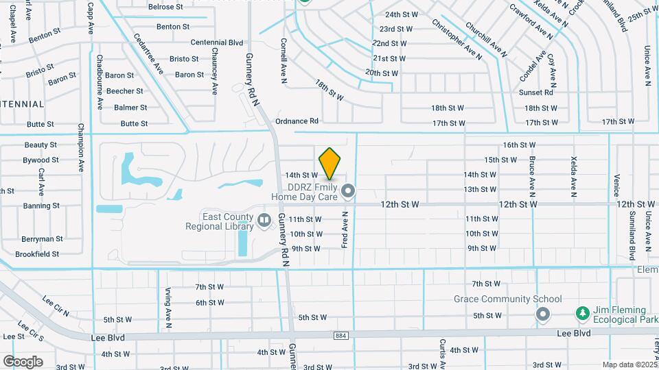 4306 13th St W Map and Location Details