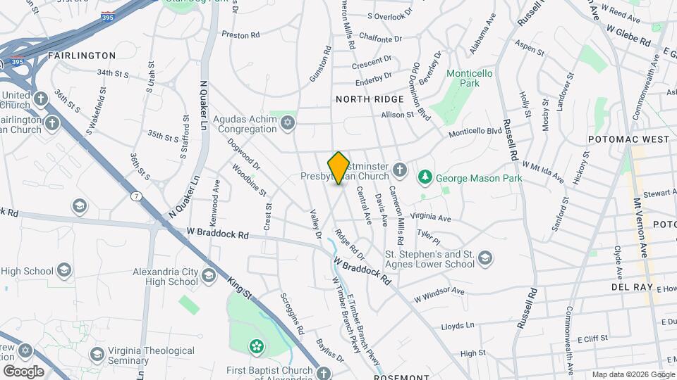 2612 Fordham Rd Map and Location Details