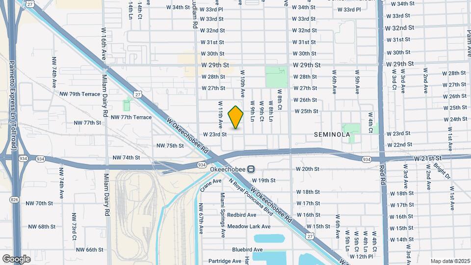 1039 W 23rd St Map and Location Details