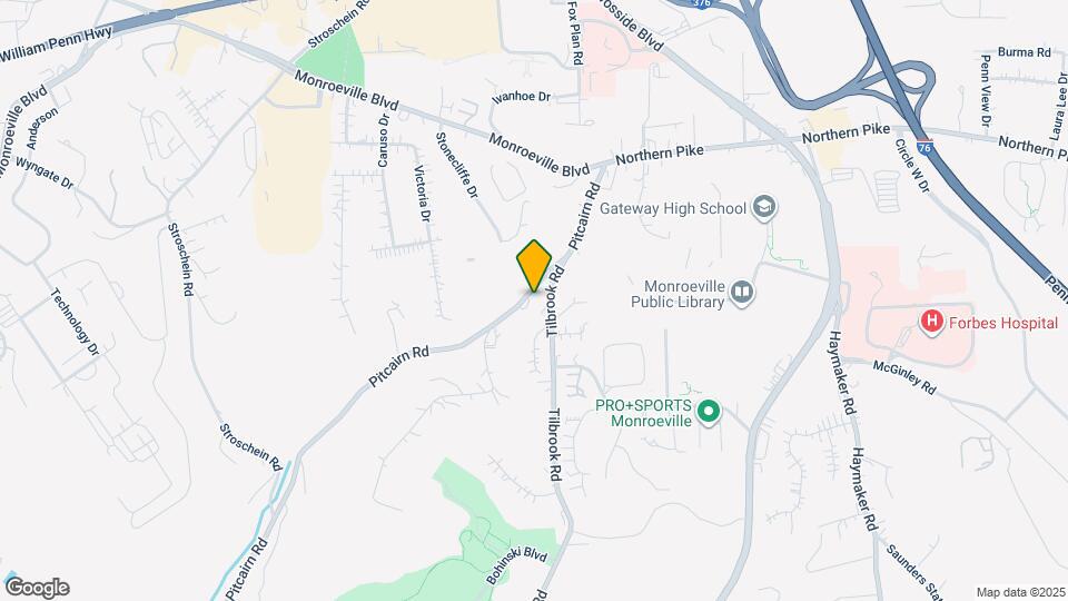 2580 Pitcairn Rd Map and Location Details