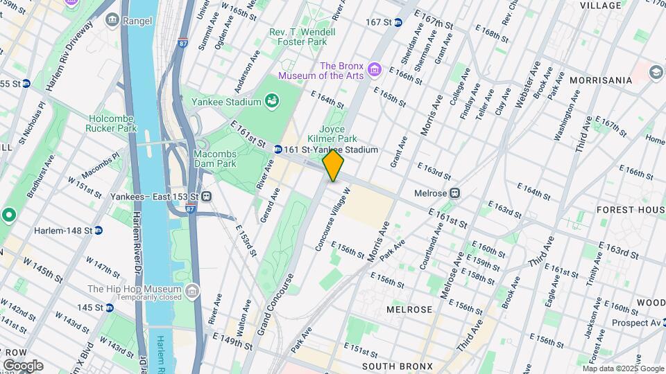 860 Grand Concourse Mapa y Detalles de la Ubicación