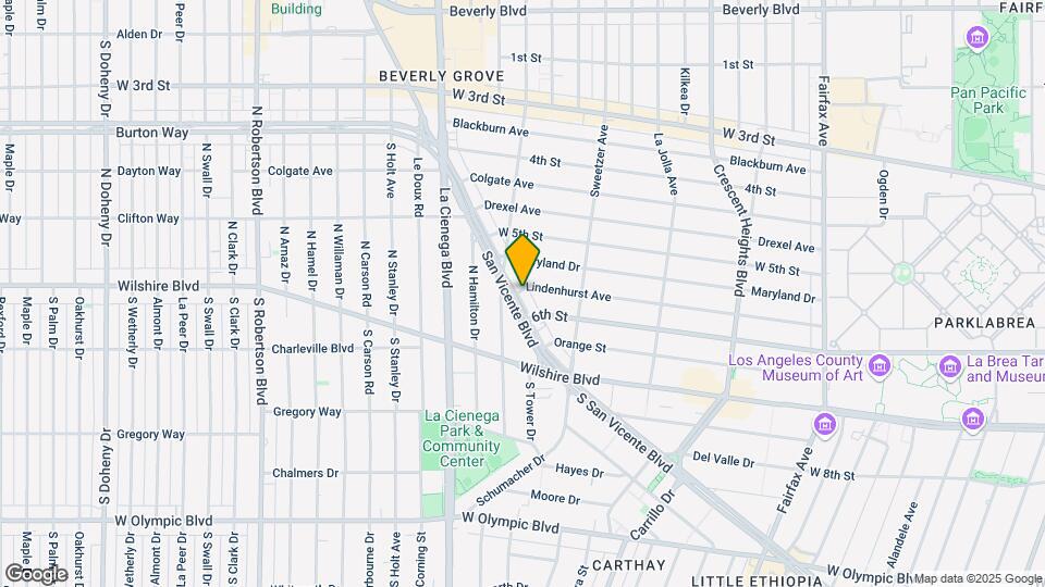 6670 Lindenhurst Ave Map and Location Details