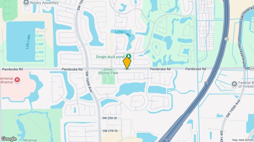 15421 SW 18th St Map and Location Details