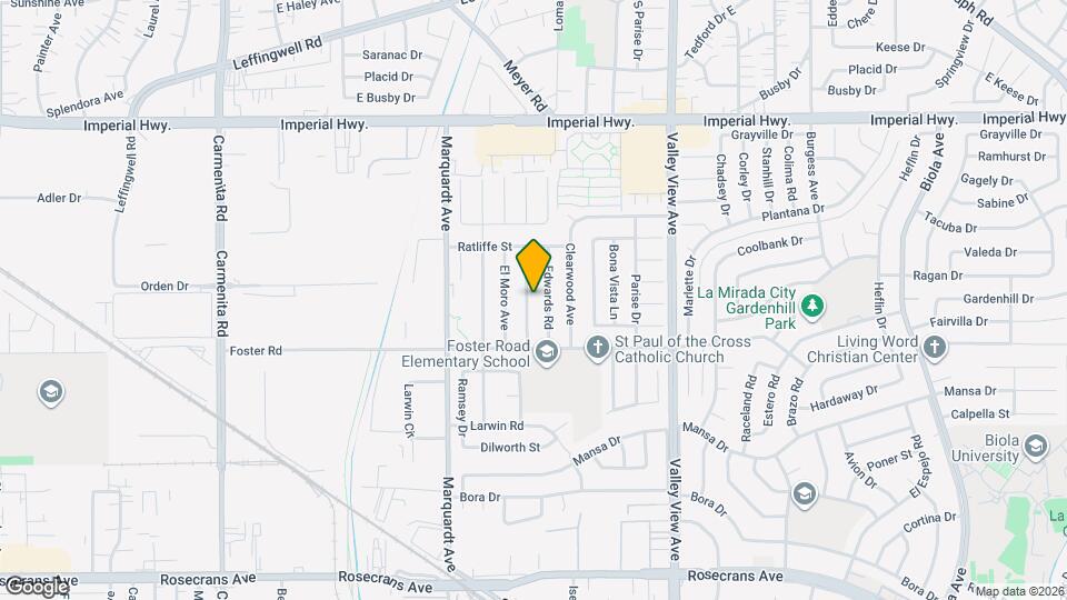 13122 Woodridge Ave Map and Location Details