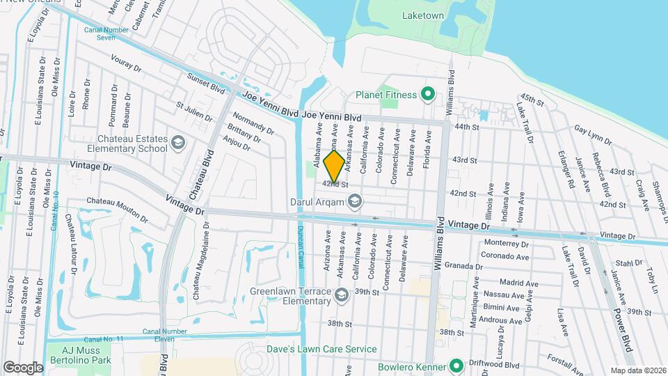 1625 42nd St Map and Location Details