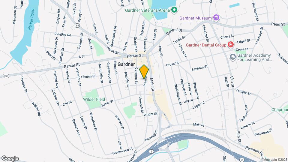 133 Pleasant St, Unit 1 Map and Location Details