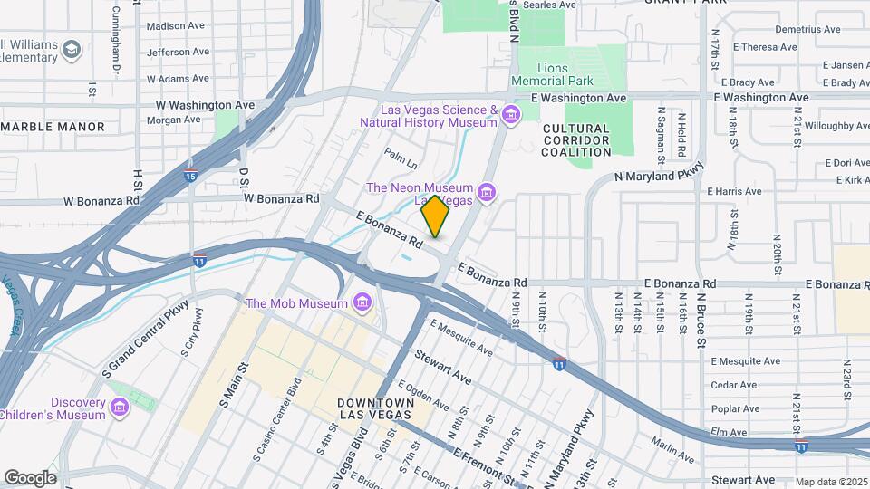 400 Bonanza Way Map and Location Details