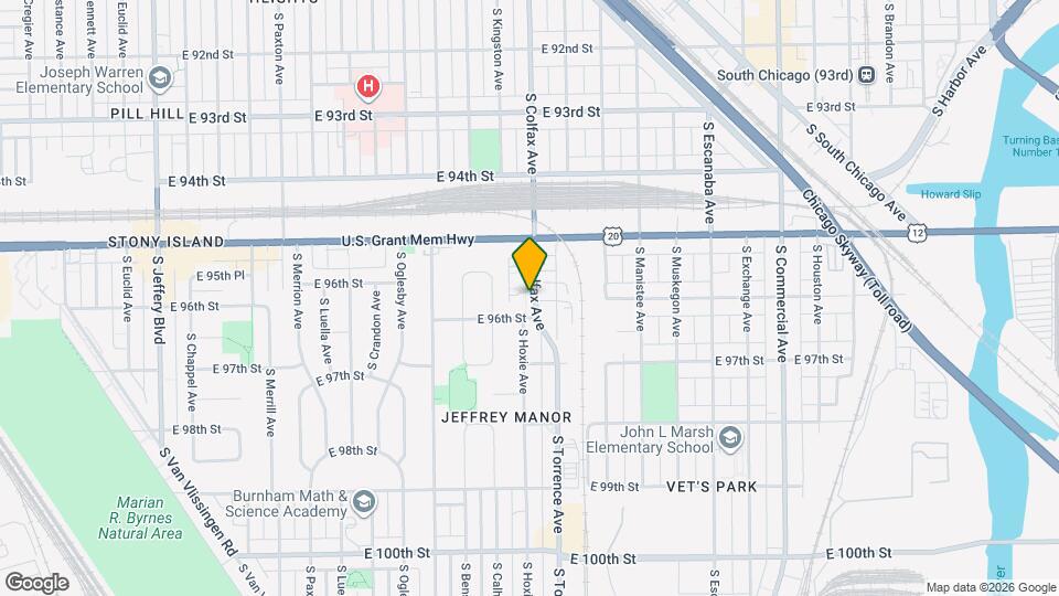 9594 S Colfax Ave Map and Location Details