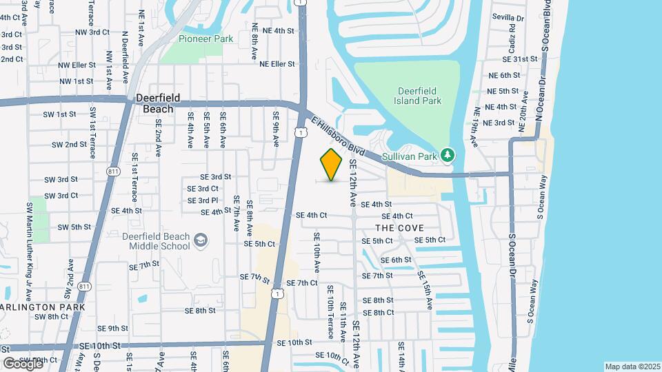 Deerfield Villas Map and Location Details