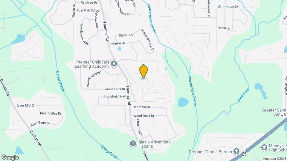 320 Willow Springs Dr Map and Location Details
