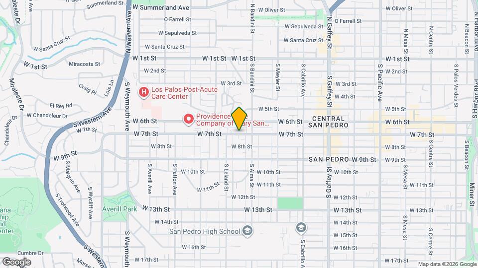 1055 W 7th St, Unit 1055 Map and Location Details