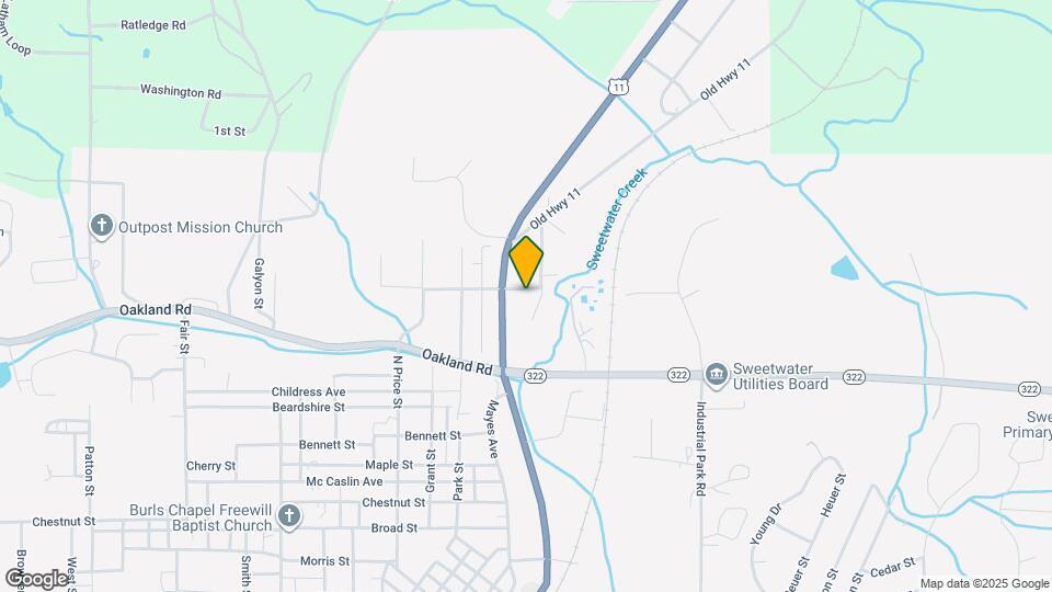 104 E Central Ave Map and Location Details