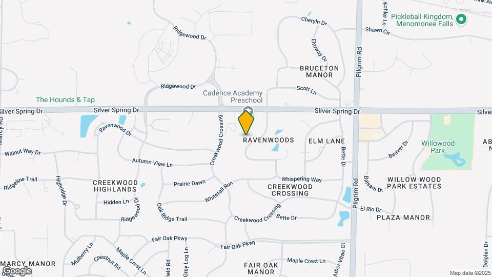 W163N5493 Westwind Dr, Unit Westwind Dr. Condo Map and Location Details