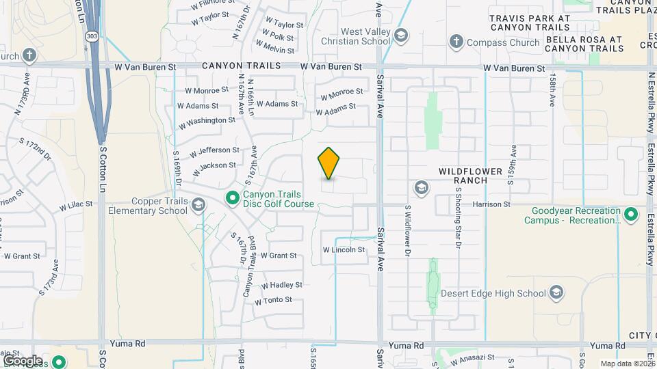 274 S 164th Dr Map and Location Details