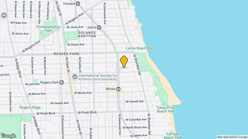 1362 W Greenleaf Ave Mapa y Detalles de la Ubicación
